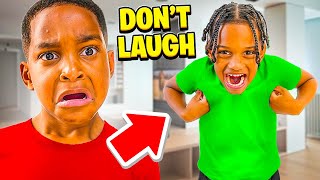 Try Not To Laugh Challenge Ep4 The Prince Family Clubhouse