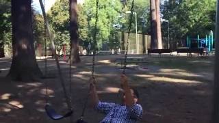 SLO-MO Lincoln (on a swing)