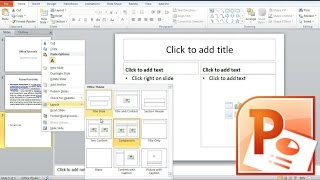 How to  Change Slide Layout in PowerPoint, Modify Slide Layout To Title, Text And Content