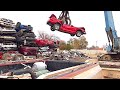 There’s Never A Break At The Junkyard! Crushing Cars, Hauling, & Buying More Junk