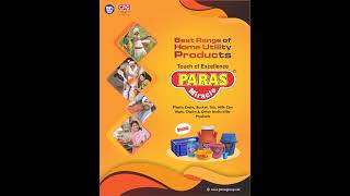 Paras Miracle Product Catalog Plastic House Hold Manufacturer Plastic Cleaning Items Range