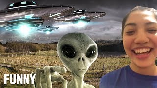 Girl Plays Alien Invasion Prank On Family