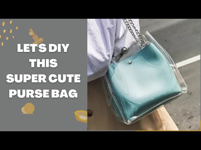 Sew a Clear Bag - DIY Vinyl Stadium Tote - Melly Sews