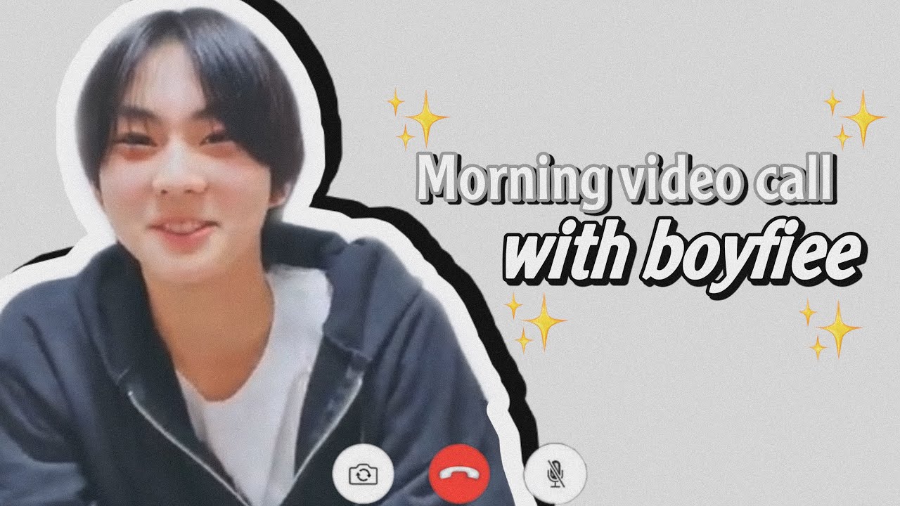 Morning video call with enhypen YANG JUNGWON