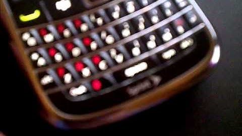 Blackberry Torch 9800 test video