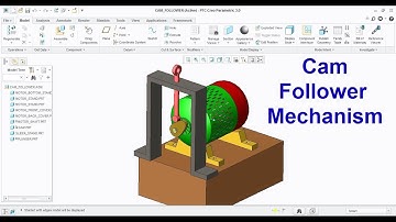 Cam - Follower Tutorial in Creo || CAM - Follower || Creo Tutorial