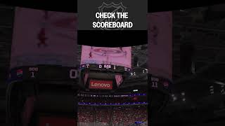 Check the scoreboard. No, really...