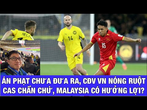 CAS CHẦN CHỪ RA ÁN PHẠT MALAYSIA, LIỆU CÓ BẤT LỢI CHO ĐỘI TUYỂN VIỆT NAM?