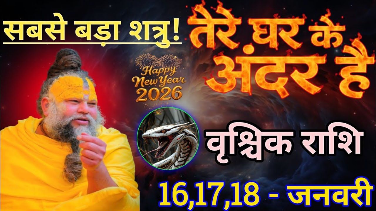 वृश्चिक राशि सबसे बड़ा शत्रु तेरे घर के अंदर है/vrishchik rashi,scorpion ♏🦂♏