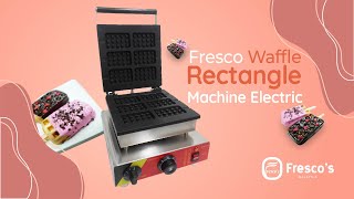Fresco Waffle Rectangle Machine Electric