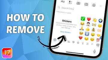 How to Remove Show Stickers from Keyboard on iPhone