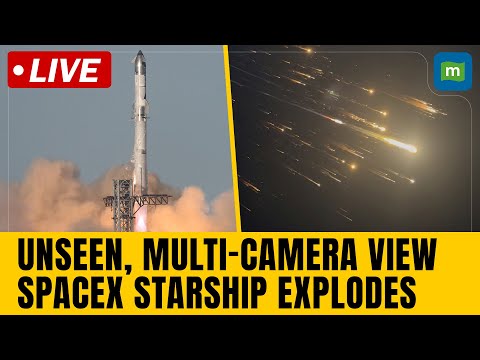 LIVE: SpaceX’s Starship Explodes In Space | Debris Rain Over Caribbean | Multi-Camera View | N18G Episode cover