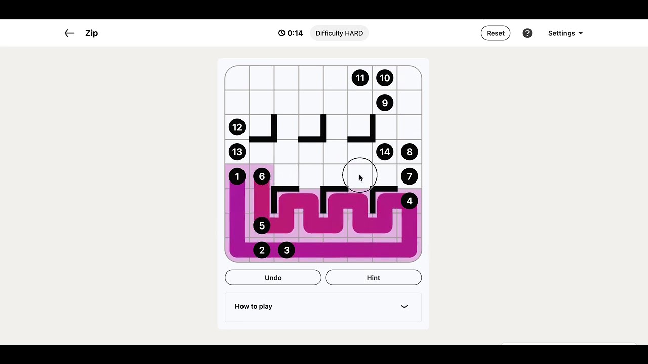 LinkedIn Zip Answer Today | 06 June 2026 - Puzzle