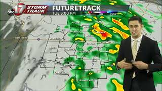Tracking Tuesday Showers Before a Late Week Cool Down