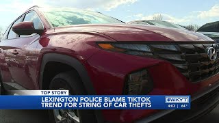 WATCH | Lexington police say TikTok trend behind spike in car thefts