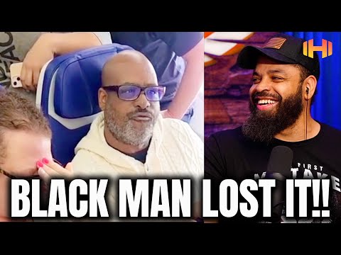 Ghetto Black Man Throws A Tantrum Over Crying White Baby On Airplane