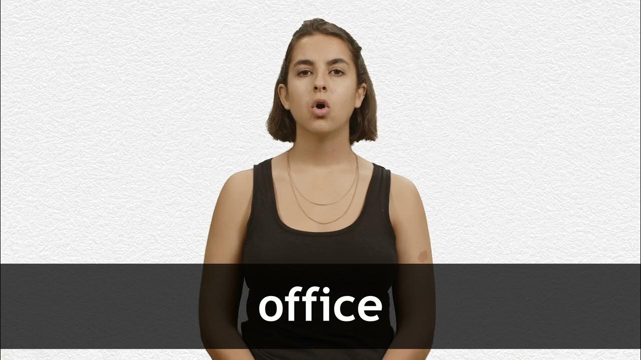 How to pronounce OFFICE in French YouTube
