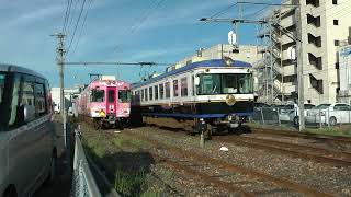 一畑電鉄　5000系　松江しんじ湖温泉駅発車