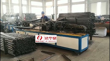 hydraulic punching side hole machine for diagonal brace scaffolding pipe