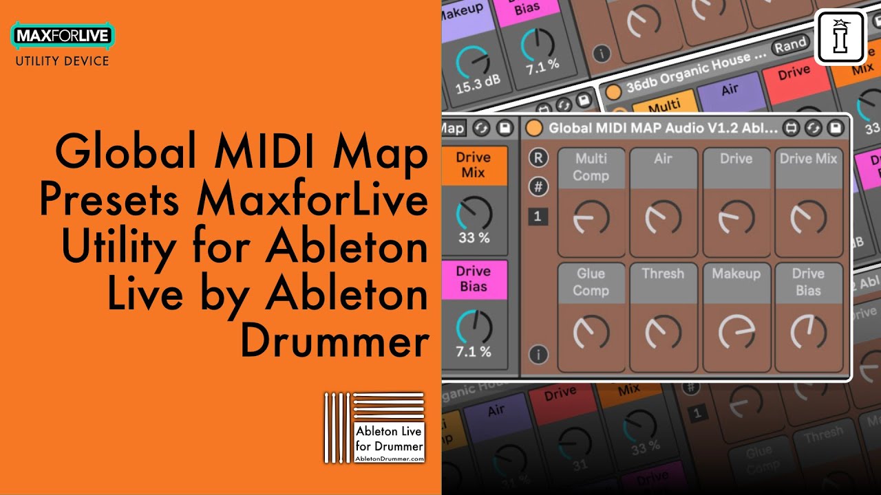 How to set up Global MIDI Mappings in Ableton Live - Ableton Drummer ...