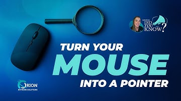 How To Turn Your Mouse Into A Laser Pointer For Microsoft PowerPoint Presentations