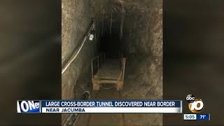 Cross-border tunnel found near Jacumba
