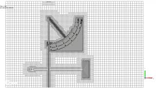Flow induced motion of a pressure plate anemometer calculated with XFlow CFD - Mesh