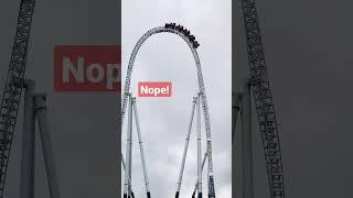 Stealth Rollback Fail Thorpe Park #shorts #shortsfeed #thorpepark #fail #stealth #thrill #scary #fyp screenshot 4