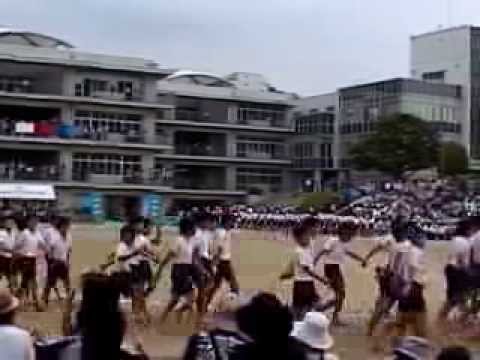 20120929運動会7: 56年生演技終了‐結果発表