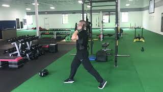 Split Squat + SA OH Press