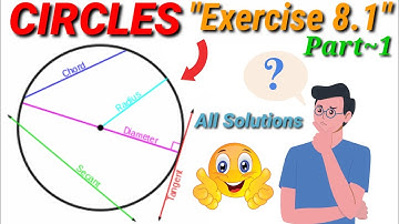 Class 10th Math||CIRCLES|| Exercise 8.1 Arihant Prakashan #10thmath #circles  #Aasan_bhasa