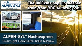 ALPEN-SYLT Nachtexpress Couchette Review - A 1000km Pop-up Night Train from RDC Autozug Sylt