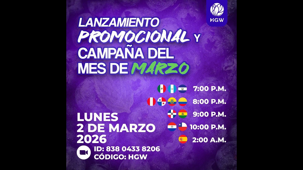 Lanzamiento Campaña Promocional HGW Marzo 2026