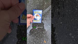 I found a Pokemon in a puddle 🌧️🌧️🌩️ #pokemoncards #pokemontcg #pokemoncard #cardsinvesting