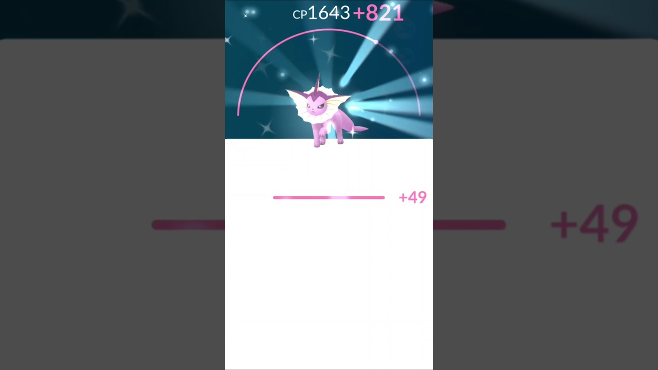 Powering Up Shiny Vaporeon - Pokémon Go