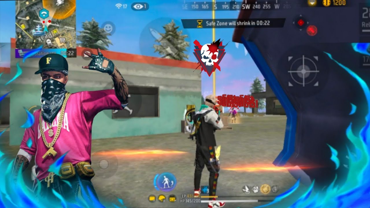 Free fire full gameplay 😁 