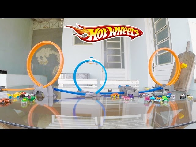 Hot Wheels Pista Track Builder Takeover Looping - Carrinho Capitão