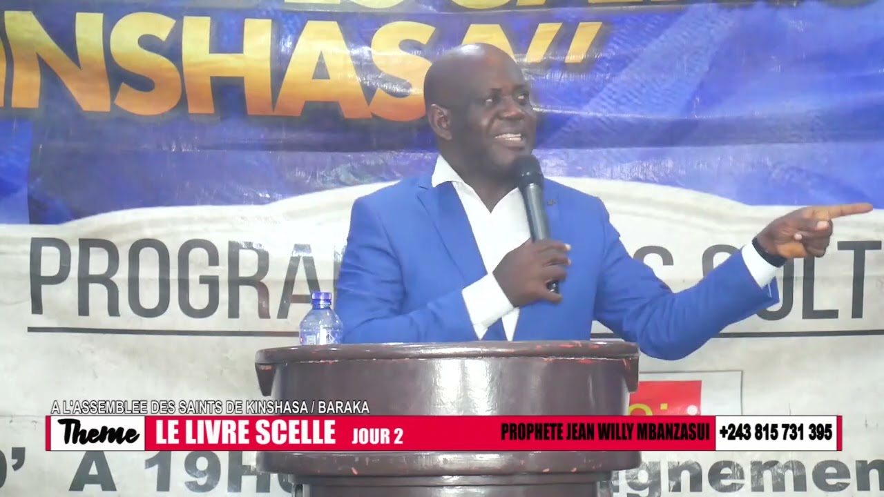 Le livre scellé deuxième partie avec prophète Jean Willy mbanzaswi