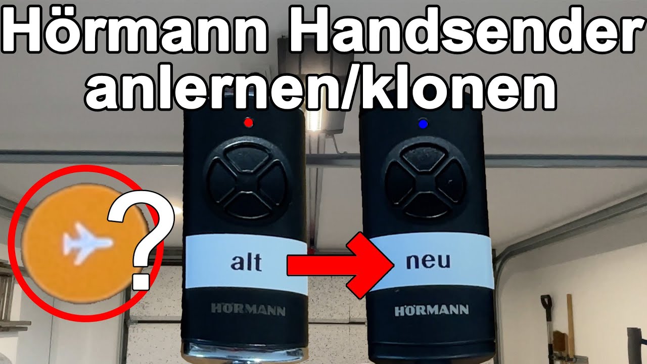 Hörmann Supramatic E Serie 1 Handsender Anlernen Hörmann Handsender anlernen - Garagentor - YouTube