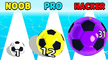 NOOB vs PRO vs HACKER - Marble Run 3D