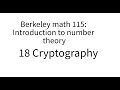 Number Theory Lecture 18: Unlocking the Secrets of Cryptography π