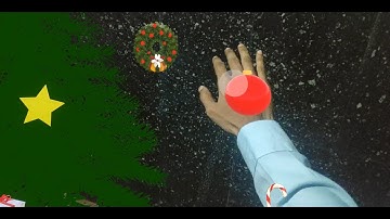 Merry Christmas - Augmented Reality : Hand tracking using ManoMotion, ARFoundation