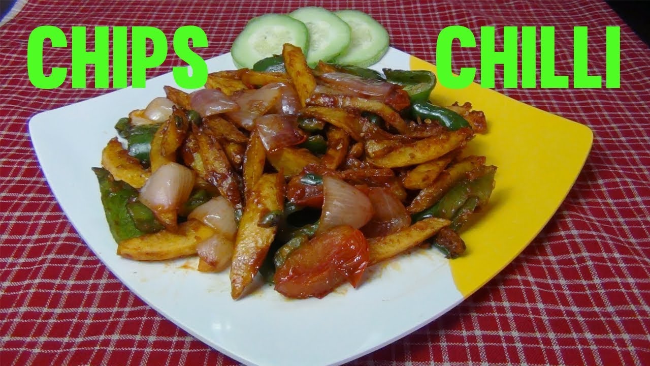 HOMEMADE CHIPS CHILLI CHILLI CHIPS POTATO CHILLI YouTube