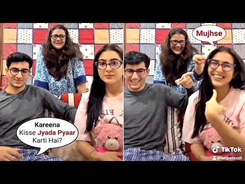 Amrita Singh Daughter Son TikTok Challenge With Sara Ali Khan And Ibrahim Ali Khan During Lock Down