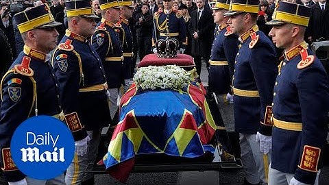 Prince of Wales attends King Michael I's funeral in Bucharest - Daily Mail