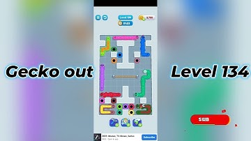 Gecko Out Level 134 Walkthrough 🧩 | Step-by-Step Puzzle Guide | SolutionGuruji