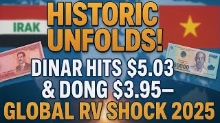 Historic Moment Unfolds! Dinar Hits $5.03 & Dong $3.95 — Global RV Shock 2025!