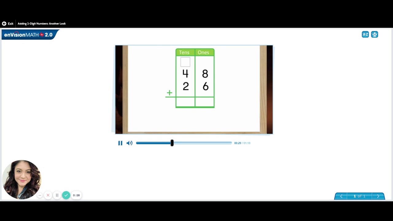Adding Two Digit Numbers Part 2 - YouTube