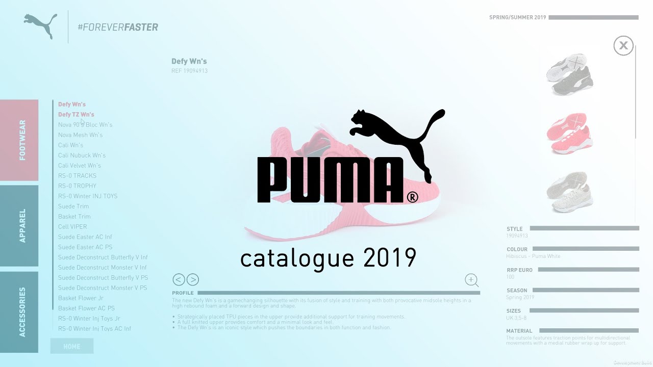 catalogue puma 2019