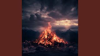 Sleep's Warm Embrace in Flames